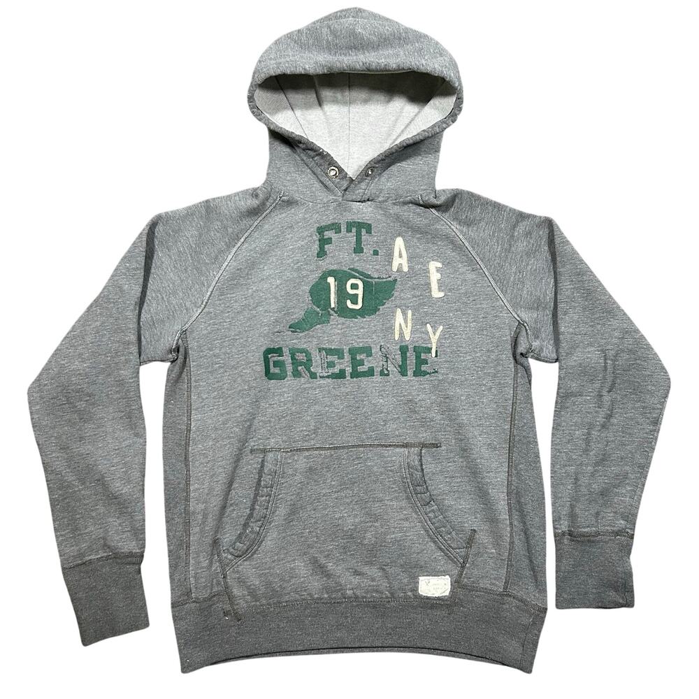 Y2K American Eagle Track Hoodie Sweatshirt Men’s Large Vintage Style